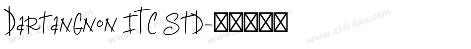 Dartangnon ITC Std字体转换